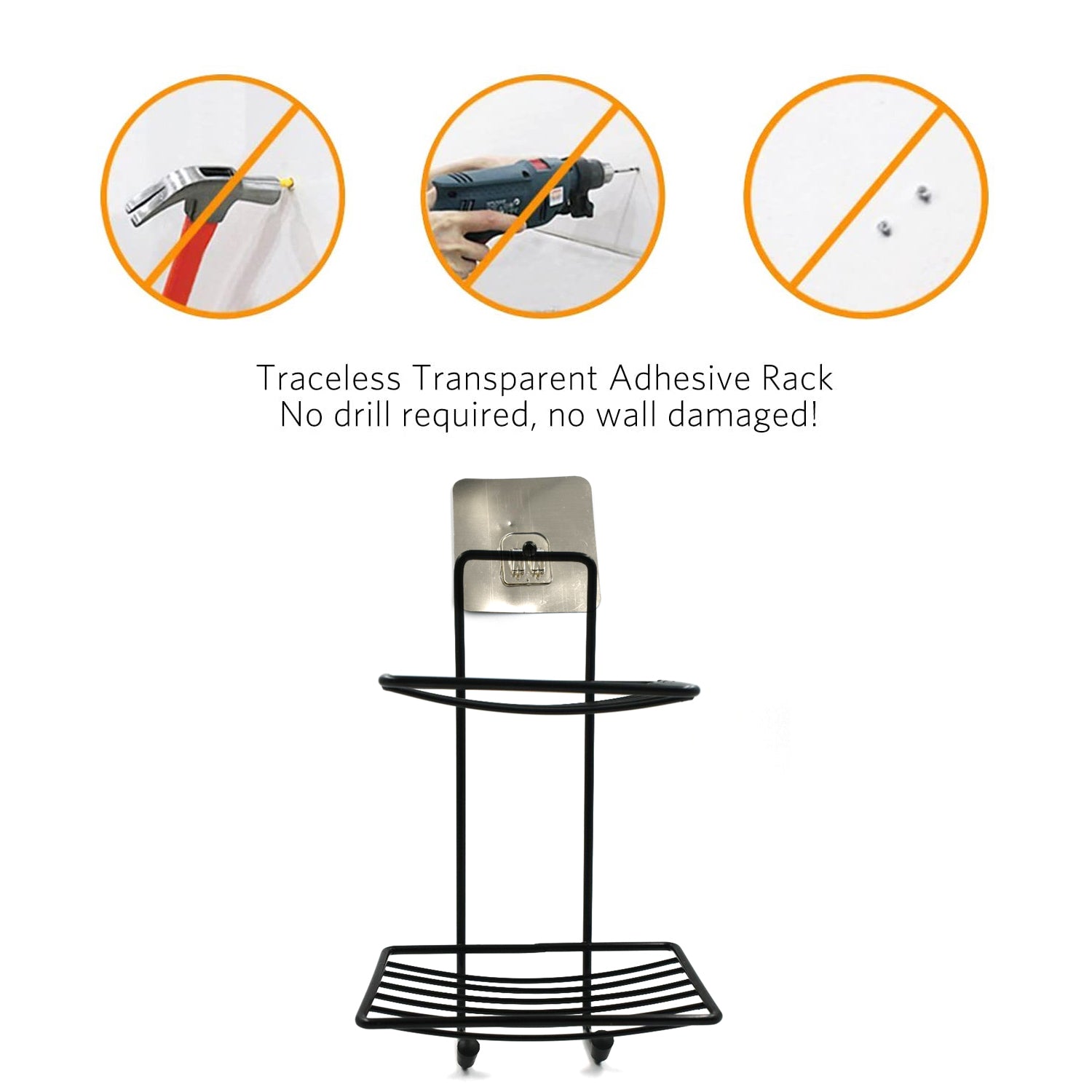 Durable two-tier soap rack for holding soap bars in household bathrooms. Durable two-tier soap rack for holding soap bars in household bathrooms.